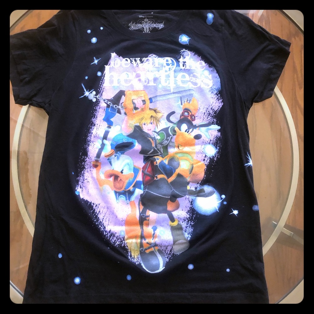Disney Kingdom Hearts Beware The Heartless T-shirt